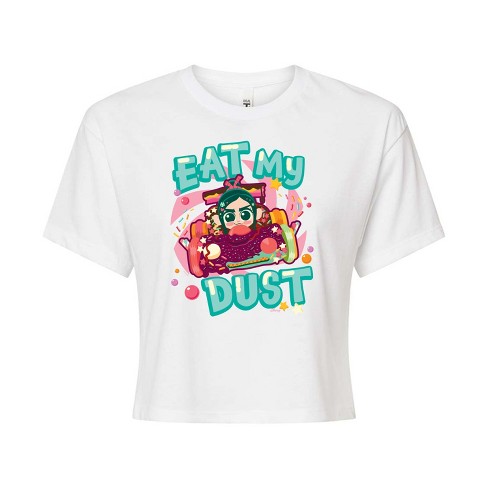 Women's - Disney - Eat My Dust Vanelloppe Cropped Graphic T-Shirt - image 1 of 4