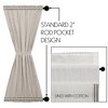 Hatteras Seersucker Blue Ticking Stripe Door Panel 72x40  VHC Brands - 2 of 4