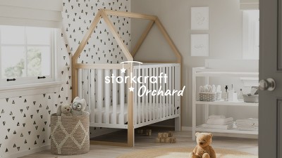 Driftwood 5-in-1 Convertible Crib with Playhouse Design