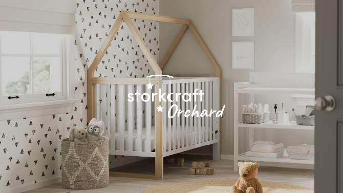 Storkcraft Orchard 5-in-1 Convertible Crib, 2 of 17, play video