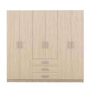 NicBex 68.00"H Armoire Wardrobe Closet Storage Cabinet with 6 Doors & Shelves & 3 Drawers for Bedroom - 1 of 4