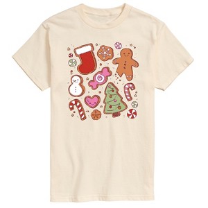 Men's - Instant Message - Kawaii Christmas Treats Short Sleeve Graphic T-Shirt - 1 of 3
