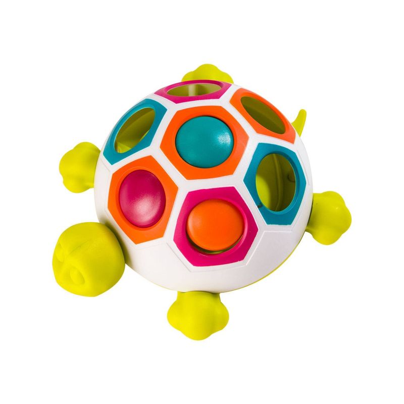 Fat Brain Toys Pop N Slide Shelly Toy - Turtle, 2 of 8