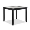 5-Piece Counter Height Dining Set with Square Table and 4 Upholstered Chairs - 2 of 4