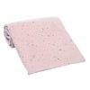 Lambs & Ivy Ballerina Baby Pink with Gold Stars 2-Sided Soft Baby Blanket - 4 of 4
