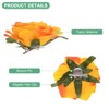 Unique Bargains Elegant Fabric Rose Hair Clip Brooch 3 Pcs - 2 of 4