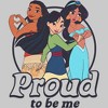 Disney Princesses Proud To Be Me  T-Shirt - Light Blue - 2T - image 2 of 3