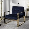 Vasco Accent Chair - FOX6290A - Navy - Safavieh - 2 of 4