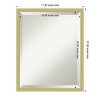 Amanti Art Incline Beveled Wood Framed Bathroom Vanity Wall Mirror - 3 of 4