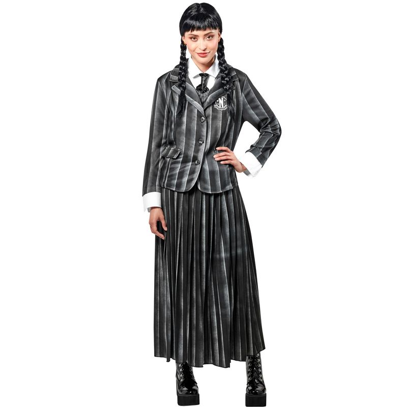 Rubies Womens Wednesday's Nevermore Academy Uniform Costume, 4 of 6