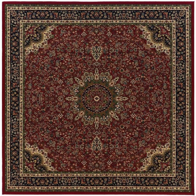Oriental Weavers Ariana 8' Square Machine Woven Rug in Red, 1 of 2
