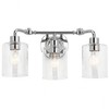 Kichler Lighting Gunnison 3 - Light Vanity in  Chrome - 3 of 3