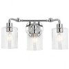 Kichler Lighting Gunnison 3 - Light Vanity in  Chrome - image 3 of 3