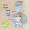 KeaBabies Ezee Diaper Changing Pad, Portable Diaper Changing Mat, Waterproof Foldable Diaper Changing Pad - 2 of 4