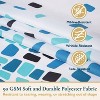 LunaLulinlk Weighted-Hem Fabric Bathroom Curtain - 3 of 4