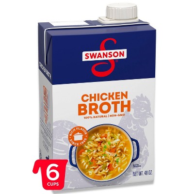 Swanson 100% Natural Gluten Free Chicken Broth - 48oz