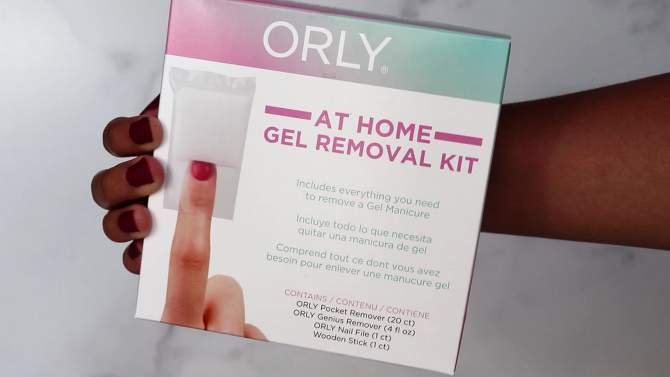 ORLY At-Home Gel Nail Polish Remover Kit - 4 fl oz, 2 of 7, play video