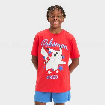 Boys' Pokemon Short Sleeve Graphic T-Shirt - Red