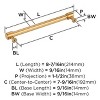Amerock Faircrest Pull for Cabinets, Drawers, and Furniture - 4 of 4