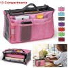 Women Lady Travel Insert Handbag Organiser Makeup Bags Toiletry Purse Liner w/Hand Strap - 4 of 4