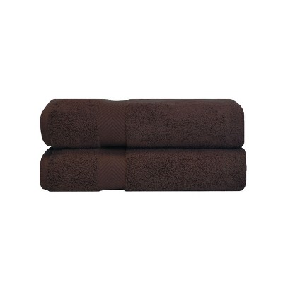 espresso bath towels