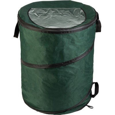 Wakeman Outdoors 46-gallon Pop Up Trash Can, Green : Target