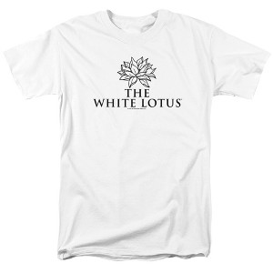 The White Lotus Logoref Pose: 03logosl2314033150_Lotm_Wtlts.Ai Adult T-Shirt - 1 of 4