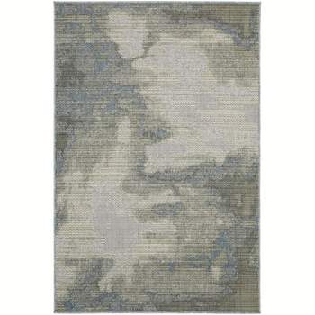 Oriental Weavers Cyprus Contemporary Rug 2101B in Grey Rectangle 7' 10" X 10'