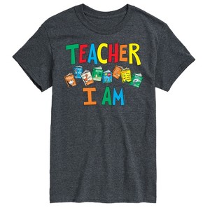 Men's - Dr. Seuss - Teacher I Am Books Short Sleeve Graphic T-Shirt - 1 of 4