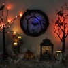 Northlight LED Lighted Black Twig Halloween Wreath with Bats, 13-Inch, Purple Lights - 2 of 4