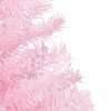 Artificial Christmas Tree Pink PVC, steel, plastic 59.1 in - 3 of 4