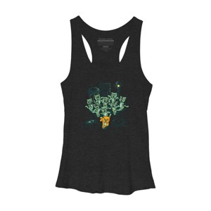 Women's Design By Humans Bad Past Lives By LetterQ Racerback Tank Top - 1 of 3