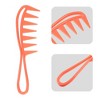 Unique Bargains Anti Static Hair Comb Wide Tooth for Thick Curly Hair Hair Care Detangling Comb For Wet and Dry 3 Pcs - 3 of 4