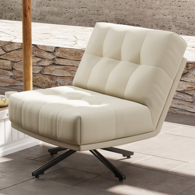Luck Live 27.55 inch spacious and comfortable rotating lounge chair for the living room