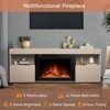 R.W.FLAME 59" Fireplace Tv Stand Mantel Wood Surround Firebox Freestanding, Infrared Quartz Heater Adjustable Led Flame, Remote Control - 3 of 4