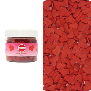 Mystic Sprinkles Candy Shapes Jumbo Red Hearts - 1 of 3