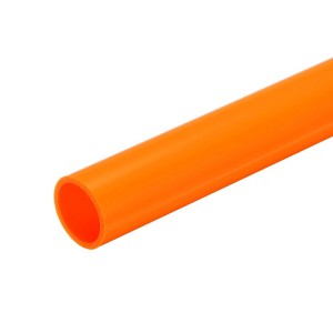 Unique Bargains High Impact Water Plumb Cable Sleeve PVC Rigid Round Pipes 20" Length - 1 of 4