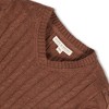 Hope & Henry Boys' Organic Long Sleeve Fine Gauge Cable V-Neck Sweater, Infant - 2 of 4