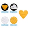 Unique Bargains Waterproof High-Visibility Warning Adhesive Reflective Heart Stickers 1.61" x 1.57" 12 Pcs - 4 of 4