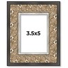 PosterPalooza | Photo Size Ornate Silver Picture Frame - UV Acrylic, Foam Board Backing, Hanging Hardware - 2 of 4