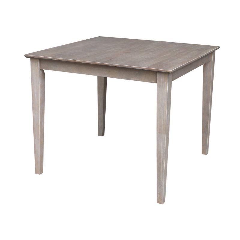 Solid Wood 36" X 36" Dining Table Weathered Gray - International Concepts, 3 of 10