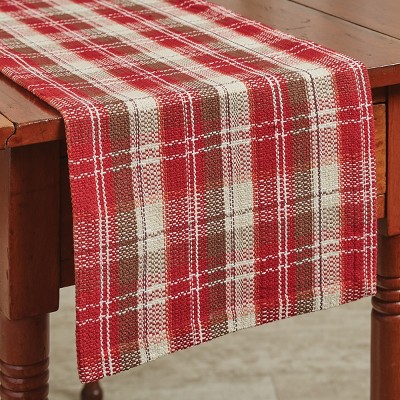 Park Designs Fireside Plaid Table Runner 13" x 36"
