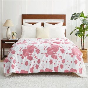 Cozy Bliss Animal Print Throw Blanket Soft Bedding Blanket - 1 of 4