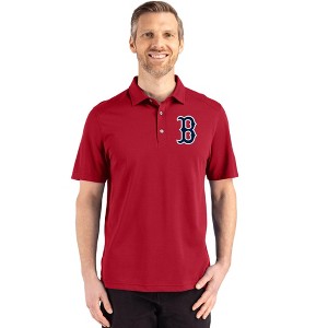 Boston Red Sox Cutter & Buck Advantage Refresh Epic Confidence Recycled Mens Tri-Blend Pique Polo - Cardinal Red - 1X Large - 1 of 1