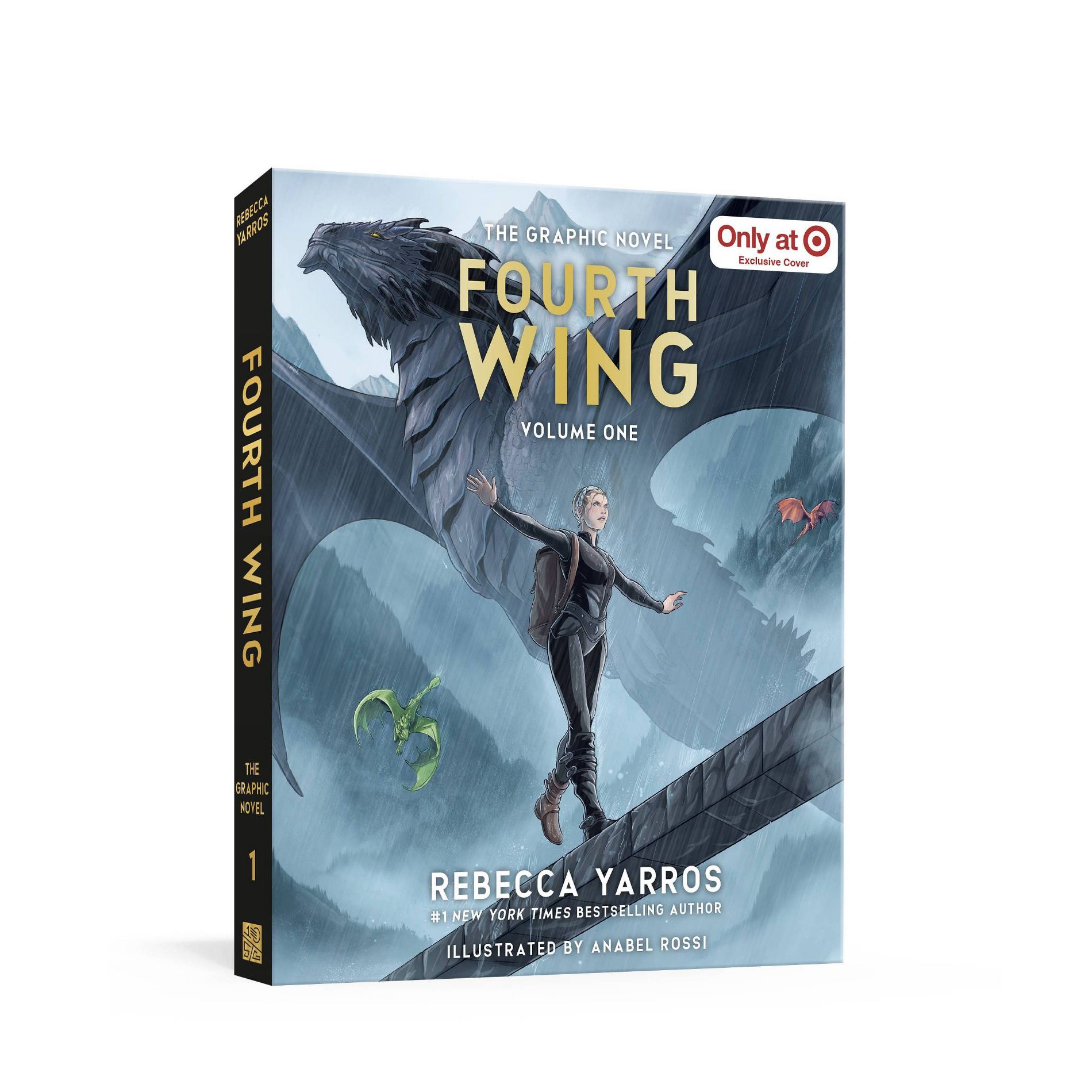 Fourth Wing, The Graphic Novel: Volume One (Target Exclusive Edition) - by Rebecca Yarros (Hardcover)