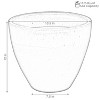 Sunnydaze Resort Outdoor/Indoor High-Fired Glazed UV- and Frost-Resistant Ceramic Flower Pot Planter with Drainage Holes - 2 of 4