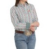 Women's Wo's Long Sleeve Western Button Shirt - CINCH - 2 of 3