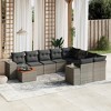 vidaXL Garden Sofa Set Grey - 2 of 4