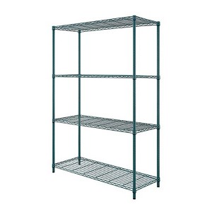 Quantum Storage Systems Convenient Shelving Unit Pack, 4-Tier, 36"W X 18"D X 72"H, 300 Lb. Load Capacity Per Shelf - 1 of 4