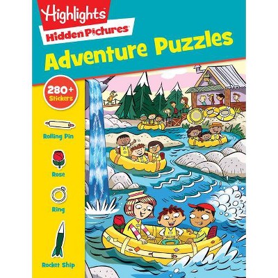 Adventure Puzzles - (Highlights Sticker Hidden Pictures) (Paperback)